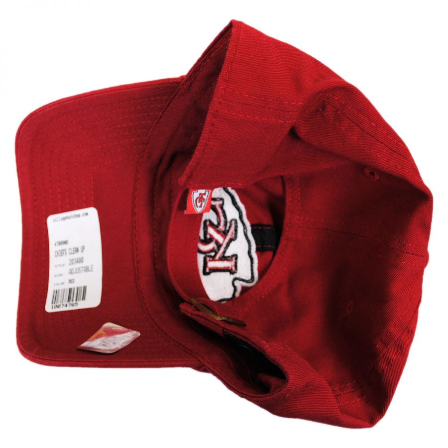Kansas City Chiefs Red Clean Up Adjustable Hat