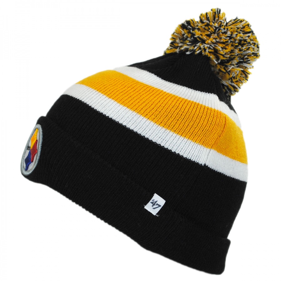 47 Brand Pittsburgh Steelers NFL Breakaway Knit Beanie Hat NFL Football ...