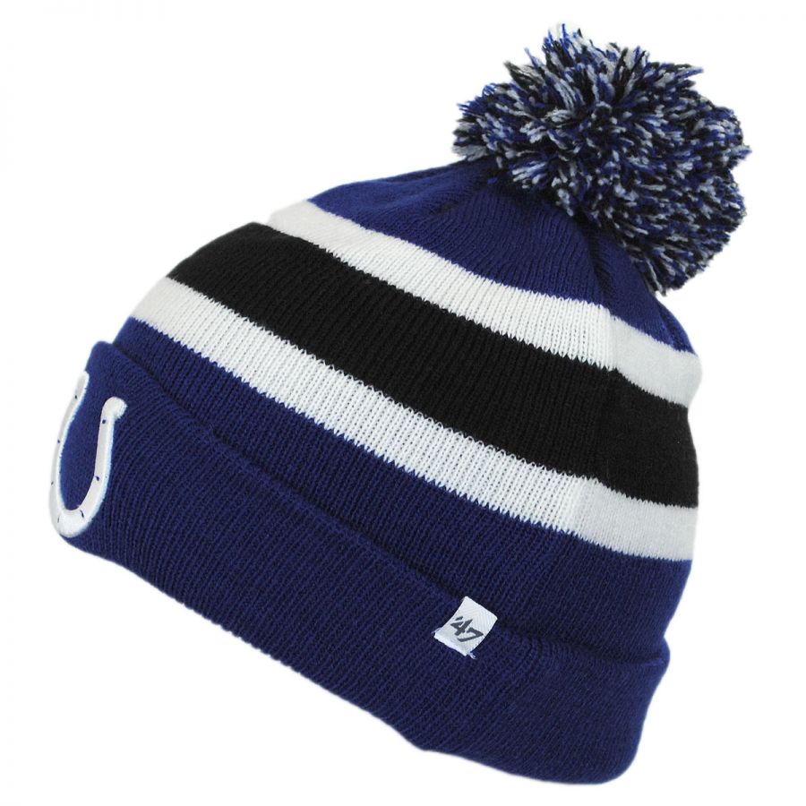 47 Brand Indianapolis Colts NFL Breakaway Knit Beanie Hat NFL Football Caps