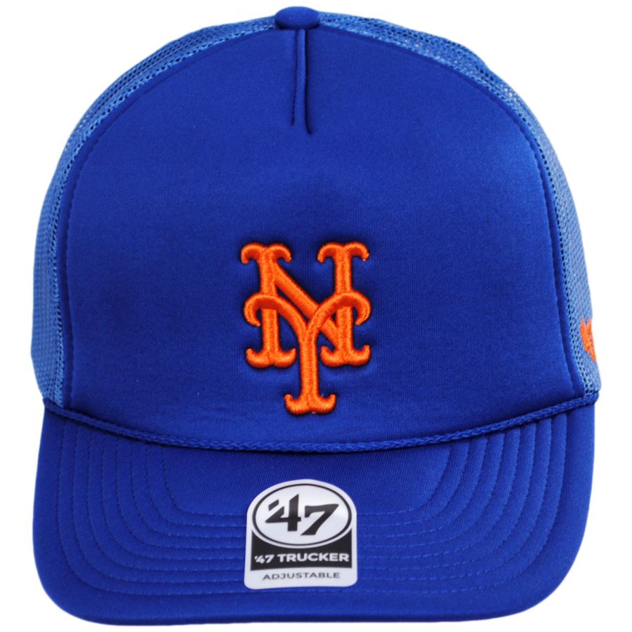 New York Mets MLB Foam Mesh Trucker Snapback Baseball Cap