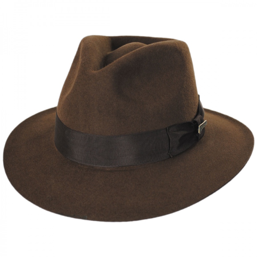 Indiana Jones Officially Licensed Fur Felt Fedora Hat All Fedoras