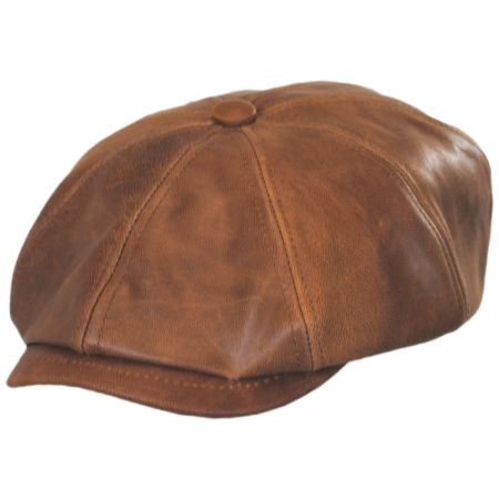 Brown Flat Cap at Village Hat Shop