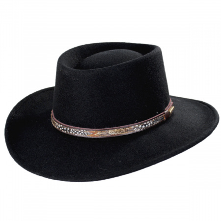 Gambler Hat the ESTRADA Brown Fur Felt Wide Brim Hat Men Women Fur Felt  Western Hats Fashion Accessories Big Head Attire Gifts -  Sweden
